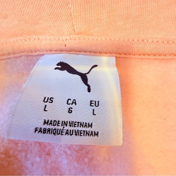 NWT Puma Women's Pink Hoodie Size Large - Picture 6 of 9